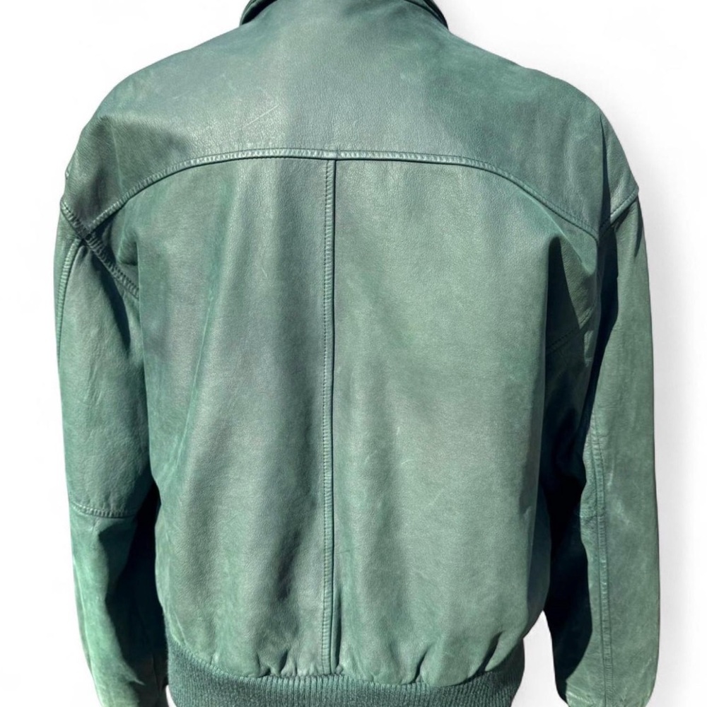 men's vintage global identity G-Ill flight bomber jacket - Picture 2 of 8
